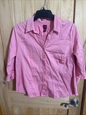 212 Collection Pink Button-Up Shirt